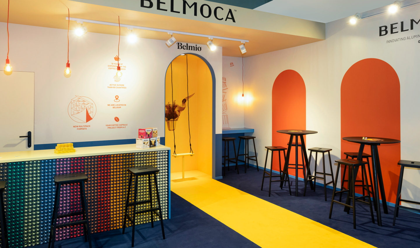 Belmoca op Anuga in Keulen – ‘Swingende’ beursstand van 30m2