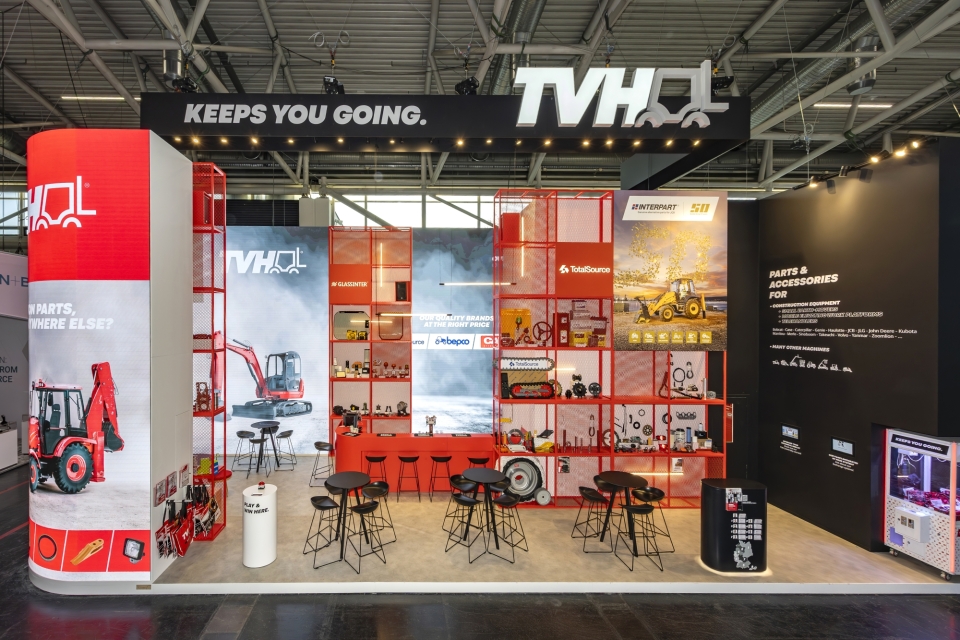 TVH stand op BAUMA 2025